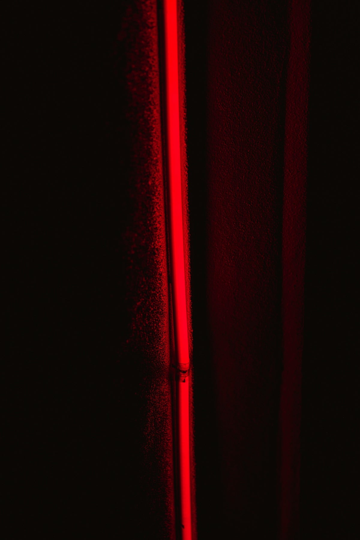 red light on white background
