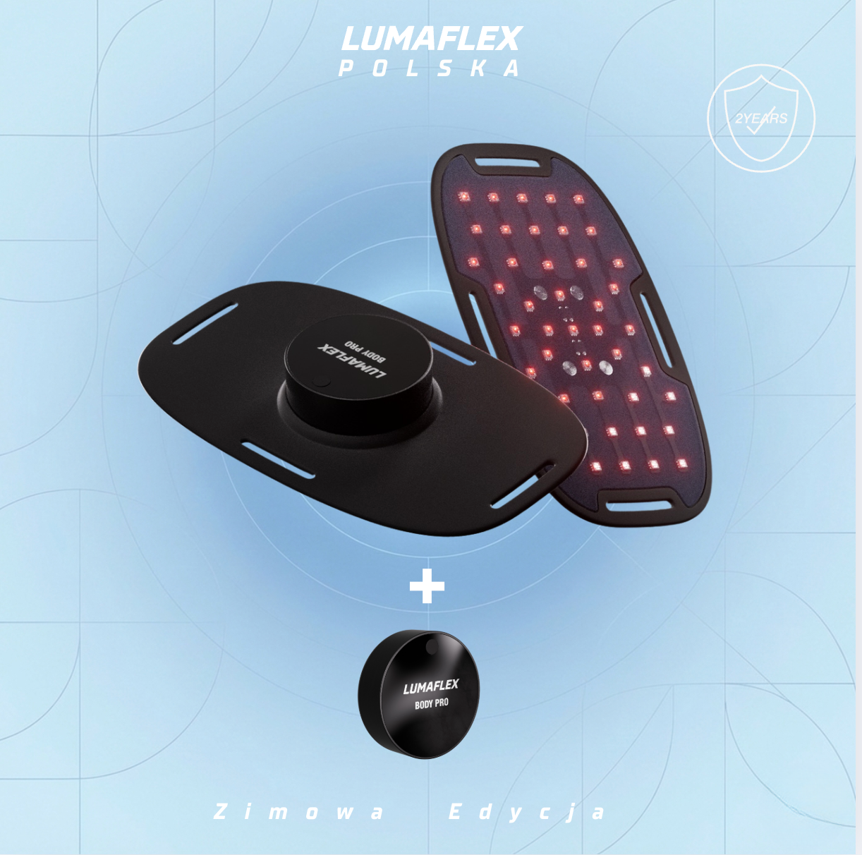 Panel mobilny LEd do terapii światłem Lumaflex zastąpi maski ,panele stojące.Mobilny z własnym zasilaniem do regeneracji,  przyspiesza wzrost ATP