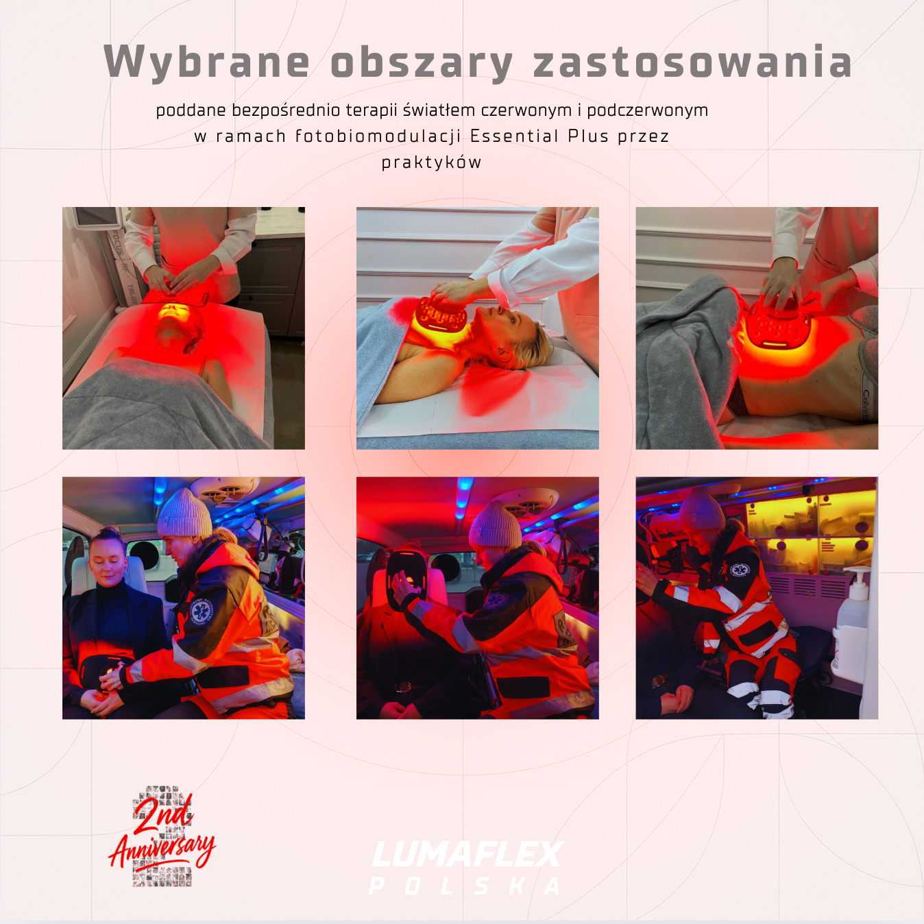 Foltobiomodulacja zstosowanie przez praktyków Lumaflex Essential Plus