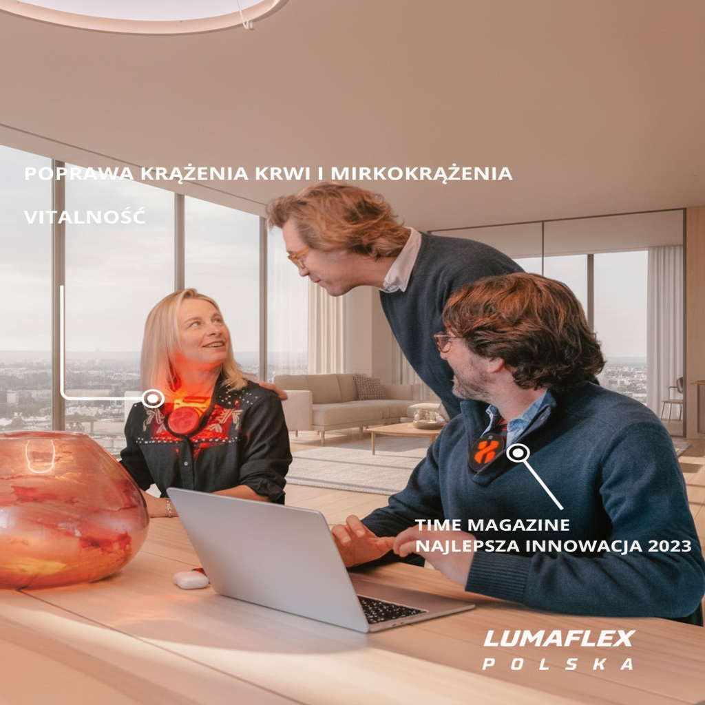 Weel-Being poprawa krążenia z Lumaflex Essential w pracy