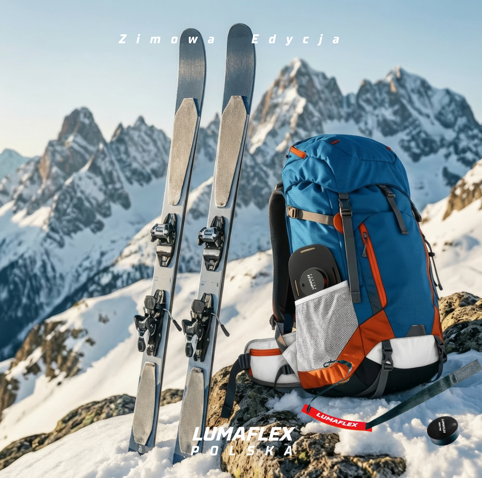 Lumaflex panel Led terapia światłem w górskich warunkach ,na stokach, schroniskach. Wyposażenie GOPR terapia światłem.