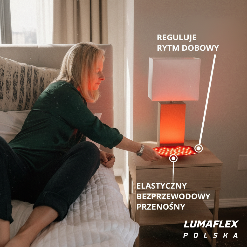 Fotobiomodulaja zastosowanie praktyczne Lumaflex lepszy sen