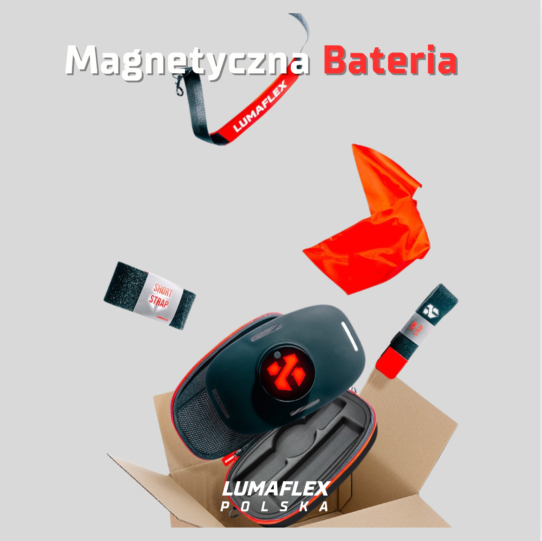 Lumaflex Body Pro Plus - magnetyczna bateria i zaawansowana technologia LED do terapii światłem
