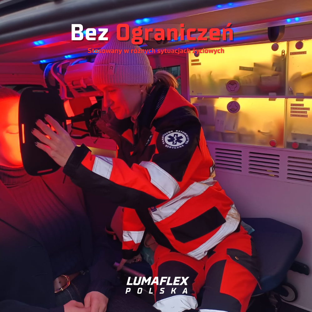 Walka z bólem przez fotobiomodulację - skuteczna terapia światłem LED Lumaflex Body Pro
