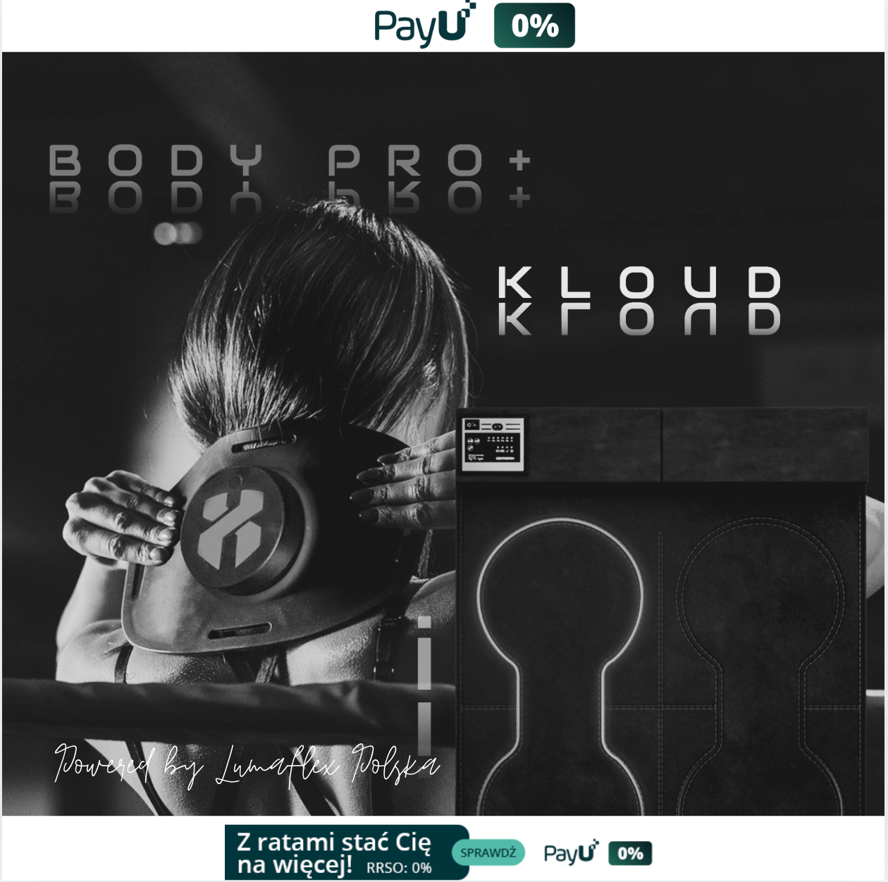 Zestaw Lumaflex Body Pro Plus z KLOUD mini PEMA - profesjonalna terapia światłem LED dla gabinetów medycznych
