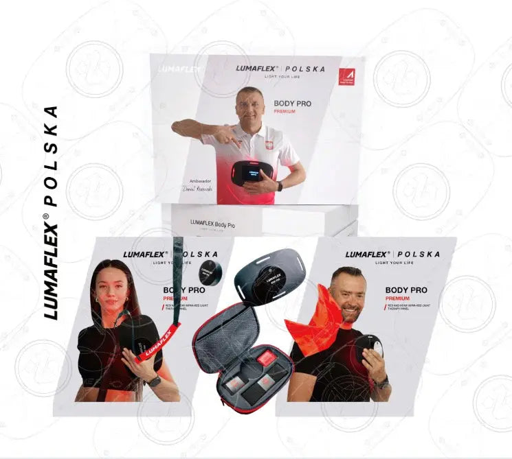Lumaflex® Body Pro Premium - Terapia Światłem Czerwonym | Zestaw 2 baterie Lumaflex
